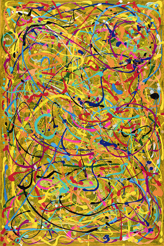 Naples Colours (36x36")