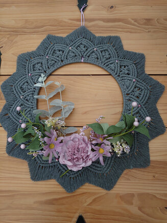 Cool Spring - wreath / wall hanging