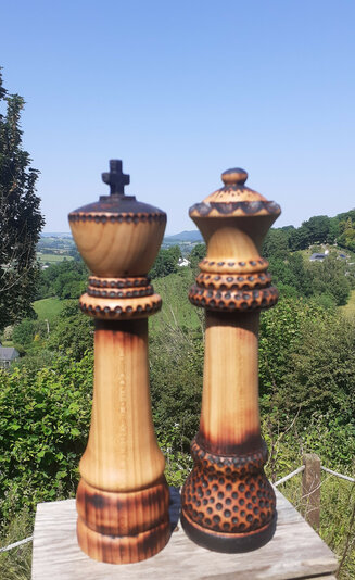 Salt and Pepper Grinders: Chess Piece