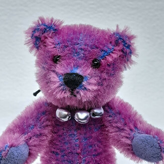 Miniature mohair teddy