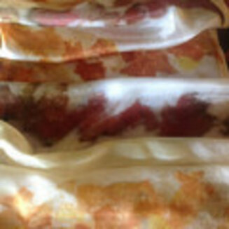 Eco Dye Silk Scarves