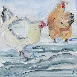 Winter Chickens