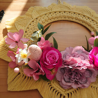 Happy Easter - door wreath / wall decoration