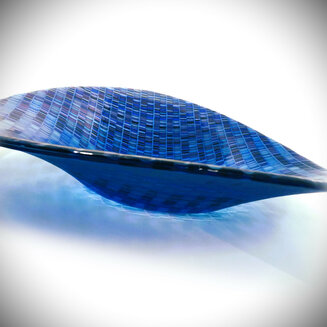 Blue Flared Bowl