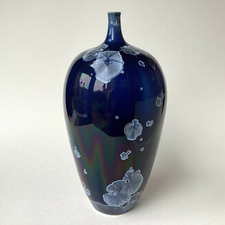 Crystalline Glazed Bottle