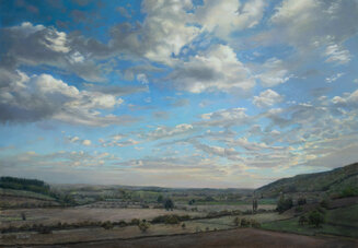 Evening Sky over the Wye Valley