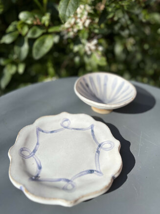 French plate and bowl