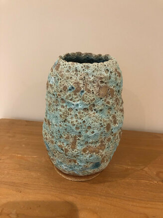 Seafoam Molten Vase