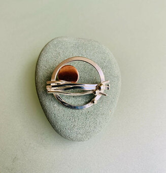 Island Sunset Brooch