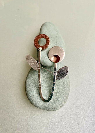 Island Landscape Brooch