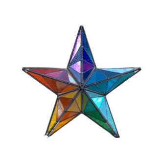3D Stained Glass Start 70cm