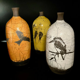 Raku pots
