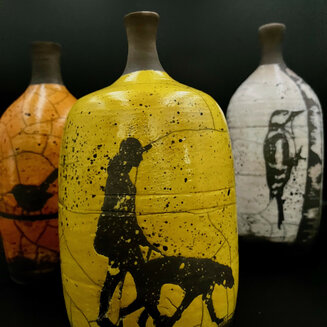 Raku pots