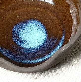 Stoneware Blue Flash