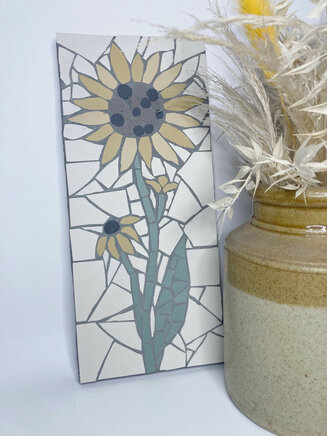Sunflower plaque