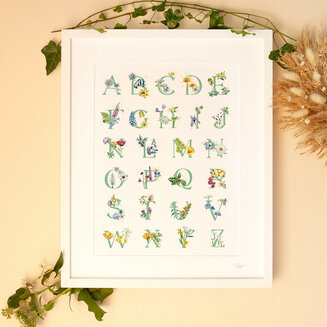 Inky Wildflowers