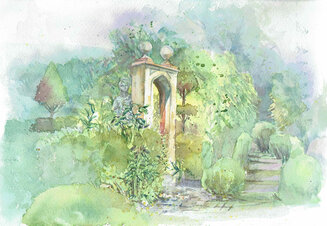 Laskett Garden Arch