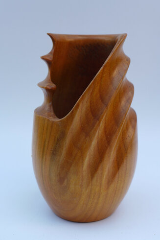 Fluted vase