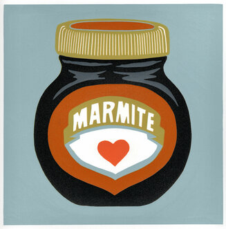Marmite - Reduction Lino Print