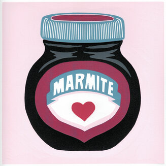 Marmite - Reduction Lino Print
