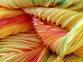 Shibori Silk Scarf