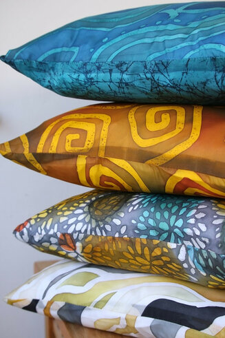 Batik Silk Cushions
