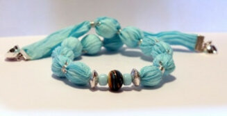 SIlk Beaded Necklace