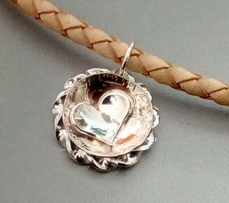 Mokume Heart