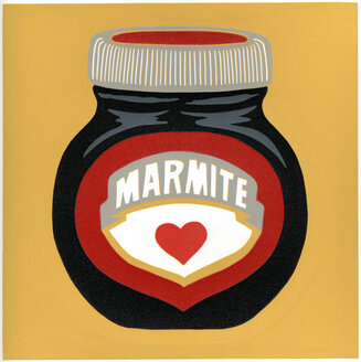 Marmite -Reduction Lino Print