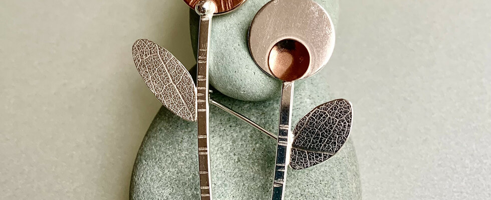 Island Landscape Brooch